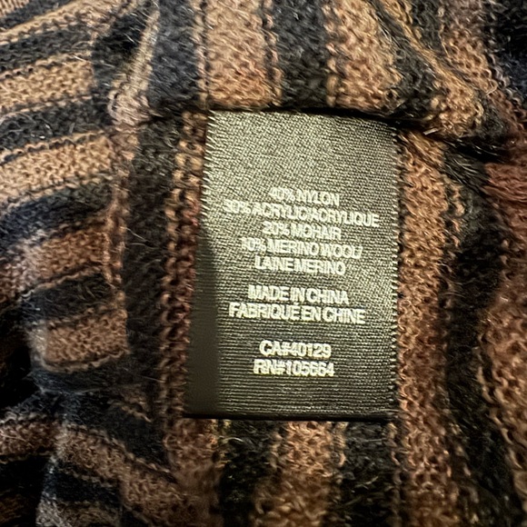 L.A.M.B Gwen Stefani mohair wool stripe sweater - small - Picture 4 of 6